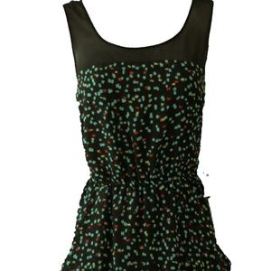 Kensie Dress A-Line Two Pockets Two Fabrics Bodice